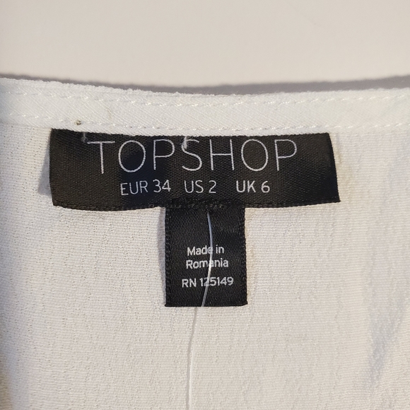 Topshop white top new - Picture 3 of 5